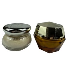 2 Vintage Avon TIMELESS Creme Perfume Jars .66 Oz And 0.5 Fl Oz Rare NOS picture