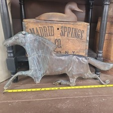 Copper Horse 27” Antique  picture