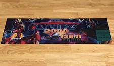 NFL Blitz 2000 Gold Edition Arcade Header Sign Marquee Midway Translight 00 picture