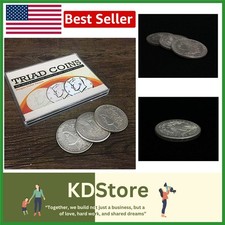 Triad Coins Morgan Magic Tricks - Perfect Gimmick for Engaging Coin Routines picture