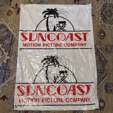 SUNCOAST MOTION PICTURE COMPANY Plastic Store Bag - Vintage 42