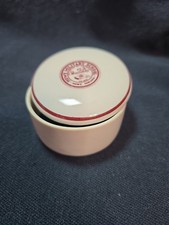 RARE VINTAGE HOWE MILITARY (Now Closed) SCHOOL  Ceramic Jar And Lid Indiana picture