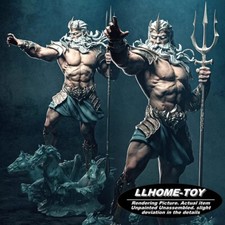 Poseidon Zeus Lightning 1:4 Resin Model Kit Unpainted 3d Print Statue Figure picture