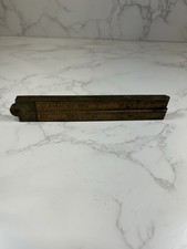 Vintage Stanley No 84 Folding Rule Ruler Pre 1920 picture