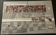 NASCAR Thunder 2004 - Vintage Original Gaming Print Ad / Streamer Wall Art picture