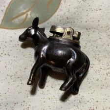 Vintage Amico Donkey Tabletop Lighter Cigarette Metal Japan picture
