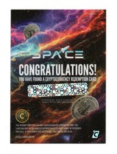 2025 Cardsmiths Currency Space Galactic Edition UNSCRATCHED CRYPTO REDEMPTION  picture