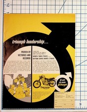 1966 Triumph Motorcycles Ad Sports Tiger Daytona Super Sports LIFE Coupon picture