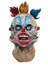 New Ghoulish Productions Tripolar Clown Latex Face Mask Horror Halloween picture