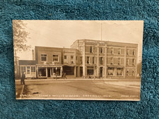 RPPC Croswell Michigan Corner Wells & Howard Pesha Photo Posted 1910 Imlay City picture