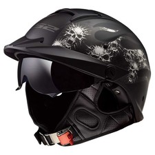 LS2 Helmets Rebellion Motorcycle Half Helmet picture