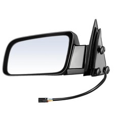 Left Driver Side Black Mirror Power Operated for 1988-2000 Chevy/Gmc C/K 1500 25 picture