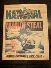 The National 9/21/1990 Rickey Henderson picture