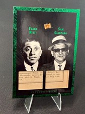 2025 Pieces of the Past Frank Nitti & Sam Giancana #R-157 Dual Authentic Relic D picture
