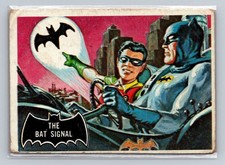 1966 Topps Batman (Black Bat Logo) #3 The Bat Signal picture