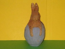 Antique 1920's German Paper Mache Rabbit Egg Easter Candy Container picture
