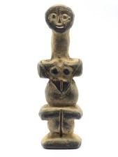 Neolithic Stone Idol Worshiper Figure Ancient Fertility Sculpture Artifact picture