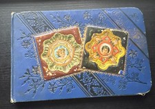 Antique Autograph Album w Thoughts Locations  Signatures New England Maine 1880s picture