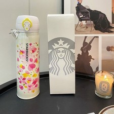 Starbucks 17oz Stainless Steel Vacuum Cup - Sakura Pink or Cherry Pink Gradient picture