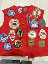 LOT - Vintage Boy Scout Patches, Neckerchiefs, Medals, Sash - 1968-70 - Illinois picture