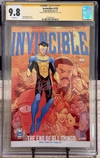 INVINCIBLE #133 CGC 9.8 SS BLOOD SPLATTER SIGNATURE BY RYAN OTTLEY picture