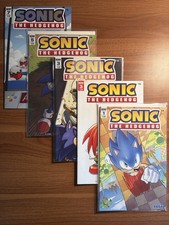 Sonic the Hedgehog #1B, #3B, #3 2nd print, #5A, #7A (IDW)(News Stand) picture