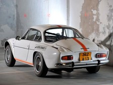 Cars 1961 renault alpine a110 classic race Art Print Poster 11x17 picture