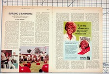 Vintage Saturday Evening Post April 1977 Spring Training Baseball Norma Zimmer picture