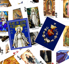 Mary Edition Catholic playing Cards with 52 unique Titles, Catholic poker cards picture