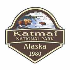 Katmai National Park Sticker Alaska National Park Decal picture