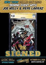 AMAZING SPIDER-MAN #1000 CGC SS 9.8 2X SIGNED JOE KELLY/PEPE LARRAZ NYCC PRESALE picture