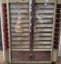 Vintage Seeburg Music System Coin Op Wall-O-Matic Wall unit.Works and lights up. picture