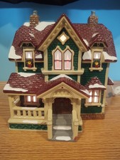Department 56 Original Snow Village Hartford House 54267 with Box and Light 1992 picture