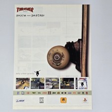 Thrasher Skate And Destroy PlayStation PS1 Authentic Magazine Ad picture