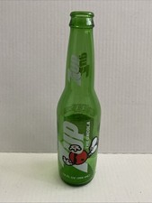 7 UP Cool Spot Vintage Bottle Green picture