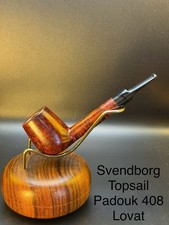 Vintage Svendborg Topsail Padouk 408 Lovat Tobacco Pipe- Professionally Restored picture