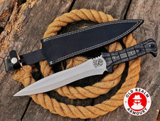 Handmade RE4 Leon Kennedy Knife RE4 Movie Replica Knife D2 Steel Series 2 picture
