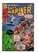 Sub-Mariner #35, FN/VF 7.0, Silver Surfer, Hulk, Thor, Goliath, Iron Man picture