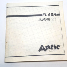 Flash - Instructions Manual for Atari ST Computer by ANTIC Software picture