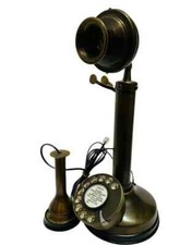 Antique Rotary Dial Candlestick Telephone Vintage Working Landline Retro Phone picture
