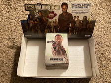 CRYPTOZOIC THE WALKING DEAD SEASON 3 THREE PART 1 ONE CARD SET  1-72 + HOBBY BOX picture