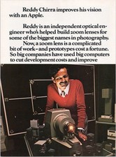 Apple 1981 Vintage 2pg Print Ad Personal Computer Optical Engineer New Yorker picture