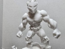 Splatterhouse Rick Standing On Body Pile Fanart 3D Printed picture