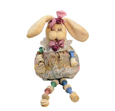 Vintage 90's I'm A Button Baby Shelf Rabbit picture