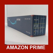 Amazon Prime Collection Model Rail Freight Shipping Containers x 4 HO Gauge 1:87 picture