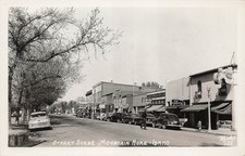 RPPC Mountain Home Idaho Main Street Chevron Gas Station Photo Postcard 19A picture