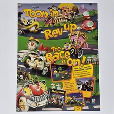 Motor Toon Grand Prix Sony PlayStation 1 PS1 Rev Up Print Ad/Poster Promo Art picture