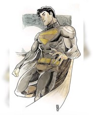 John Timms Original Sketch Art & Signed - Jon Kent Superman 2025 SDCC Exclusive picture