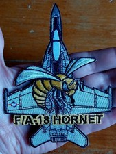 F/A-18 HORNET Embroidered Military Jacket Biker PATCH picture