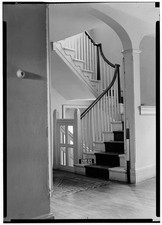 Photo:Morristown NJ Kemble House Interior Stair 1937 HABS Staircase Detail picture